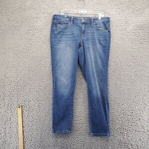 Universal Thread Jeans Womens Size 14 Blue Mid Rise Skinny Recycled Materials